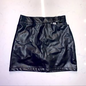 H&M Vegan Leather Skirt
